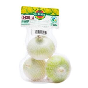 Cebolla Blanca Campo Vivo Orgánica 700g