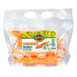 Zanahoria Campo Vivo Orgánica Bolsa 450g