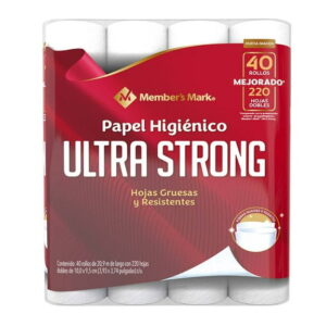 Papel Higiénico Member’s Mark Ultra Strong con 40 Rollos