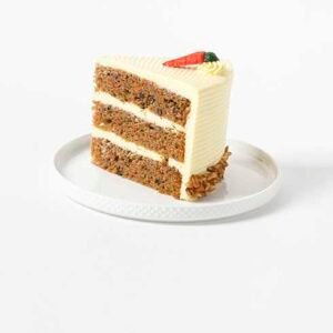 Rebanada Pastel De Zanahoria