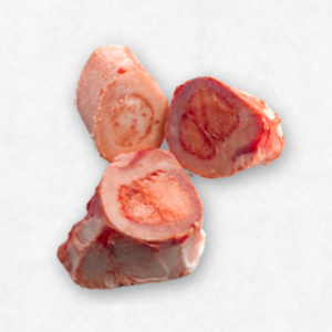 Hueso de tuetano en rodajas