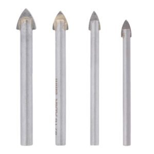 Juego de cuatro brocas para vidrio 9419 Adir