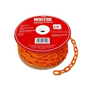 Cadena naranja de plástico 1/4″ WF9356 Wolfox