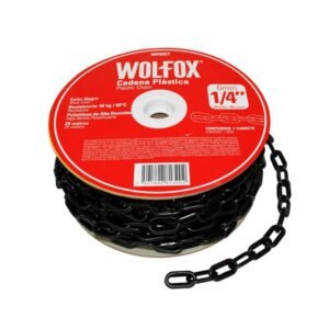 Cadena negra de plástico 1/4″ Rotter