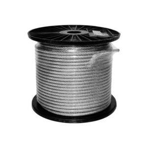 Cable de acero con forro 3/16″ x 76 metros
