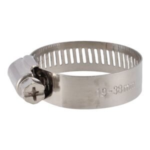 Abrazadera sin fin 3/4″-1 1/2″ de acero inoxidable #16 7871 Sanelec