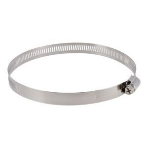 Abrazadera sin fin 4 1/8″-5″ de acero inoxidable #72 7879 Sanelec