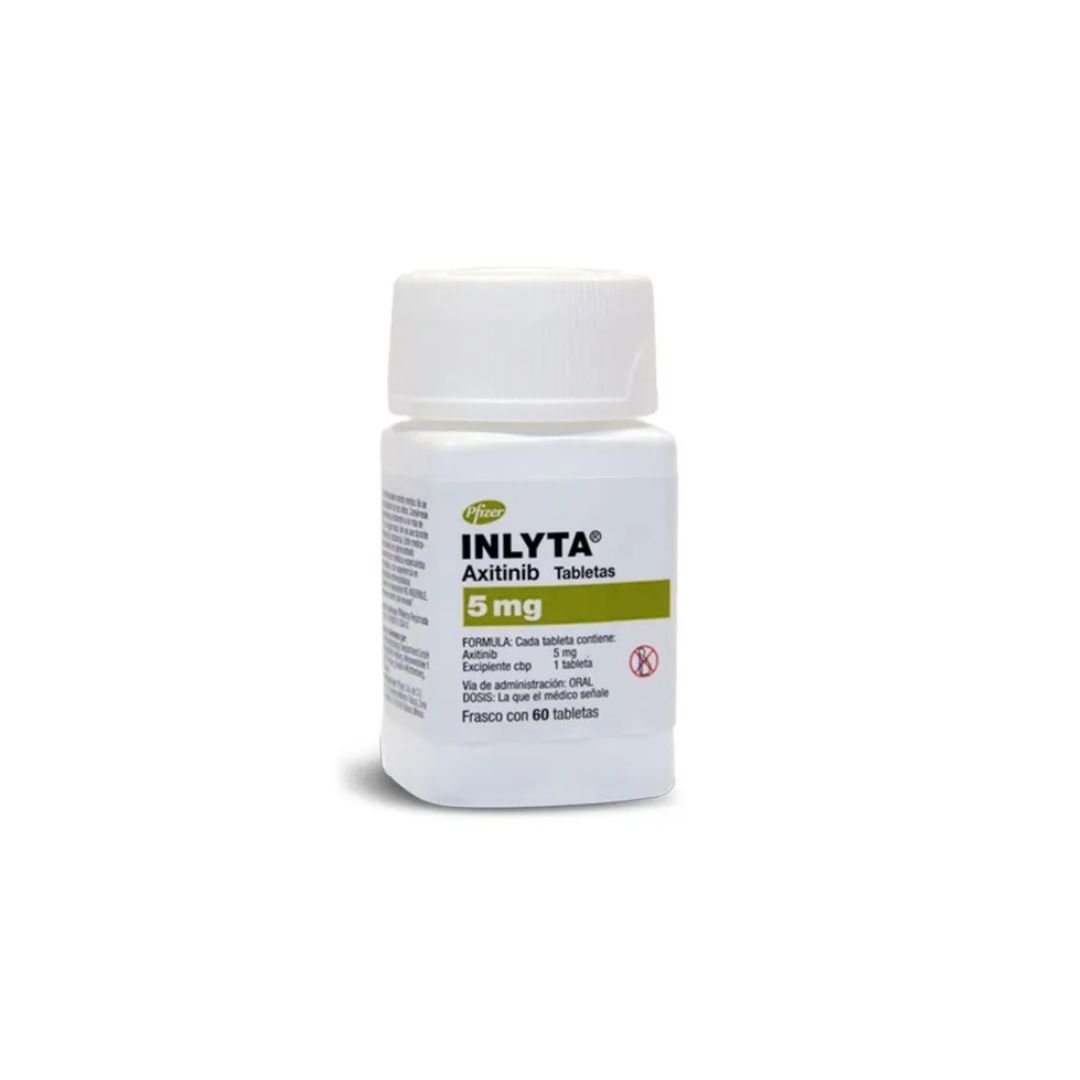Inlyta Tabletas 5 Mg, 60 Tabletas