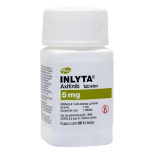 Inlyta Tabletas 5 Mg, 60 Tabletas