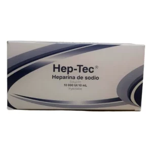 Heparina 10 000 Ui/10ml Caja Con 50 Frascos