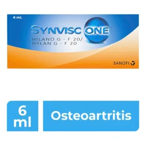 Synvisc One 8 Mg/ml Jeringa Con 6 Ml