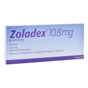 Zoladex Implante Subcutáneo 10,8 Mg, 1 Implante Cilíndrico Estéril En Jeringa Lista Para Su Aplicación