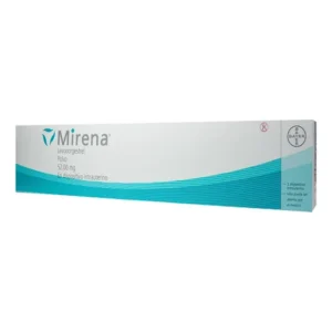 Mirena Dispositivo Intrauterino 52 Mg (20 Mcg/24 H), 1 Dispositivo Intrauterino