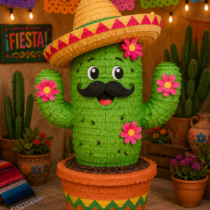 Piñata Cactus Sonriente