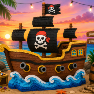 Piñata Barco Pirata