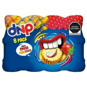 Alimento lácteo fermentado bebible Danup sabor fresa y piña coco 8 pzas 220 g c/u