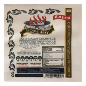 Maíz cacahuazintle Doña May precocido para pozole 1 kg