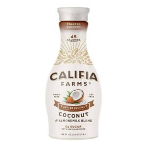Bebida Califia Farms de coco tostado con almendra 1.4 l