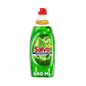 Lavatrastes líquido Salvo Tripl3 Poder limón y hierbabuena 640 ml