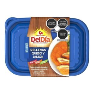 Pechugas de pollo Del Día rellenas de jamón y queso congeladas 490 g congelado