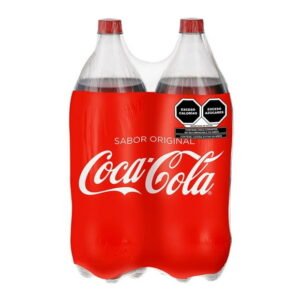 Refresco Coca Cola 2 botellas de 2 l c/u