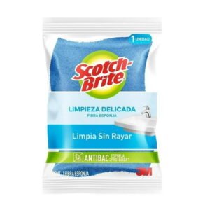 Fibra esponja 3M Scotch Brite para baño cero rayas grande 1 pza