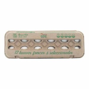 Huevo de cascaron blanco Kaki 12 piezas