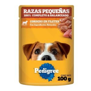 Alimento para Perro Pedigree Adulto Razas Pequeñas Cordero en Filetes 100 g
