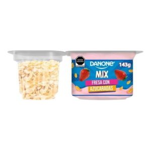 Yoghurt Danone mix sabor fresa con cereal azucarado 143 g