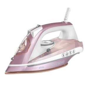 Plancha de Vapor Black & Decker Pearlglide con Suela de Cerámica e Infusión de Perlas