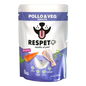 Alimento para Perro Respet Republic of Pets Pollo y Vegetales Adulto 100 g