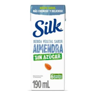 Bebida vegetal Silk sabor almendra sin azúcar 190 ml