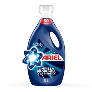Detergente Líquido Ariel Limpieza Profunda a la Primera Rinde 50% Más Cargas’ 3 l