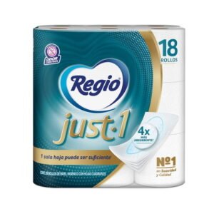 Papel higiénico Regio Just 1 18 rollos