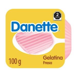 Gelatina a base de leche Danette sabor fresa 100 g