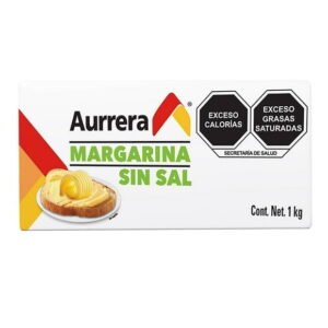 Margarina Aurrera sin sal en barra 1 kg