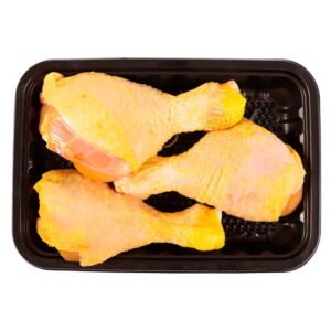 Pierna de pollo por kg peso por charola 600 g 3 a 4 piezas