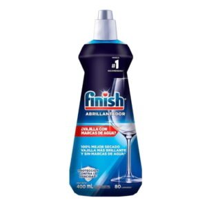 Líquido abrillantador Finish para lavavajillas rinse aide 400 ml