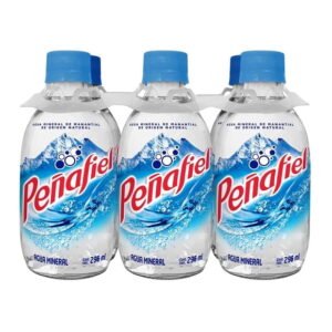 Agua mineral Peñafiel baja en sodio 6 pzas de 296 ml