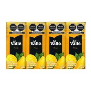 Néctar Del Valle mango 4 pack de 200 ml c/u