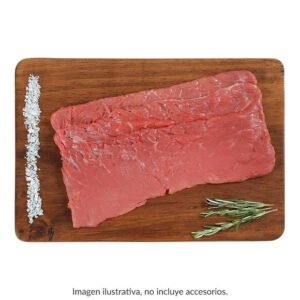 Milanesa de pulpa negra de res por kg peso aprox por charola 450 g
