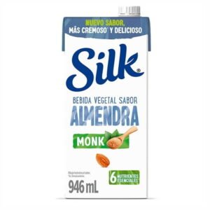 Bebida vegetal Silk sabor almendra sín azucar endulzado con monk fruit 946 ml