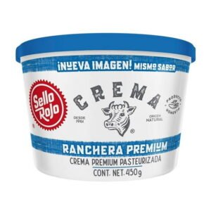 Crema Sello Rojo natural ranchera 450 g