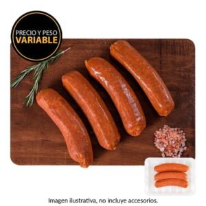 Chorizo de cerdo tipo español por kilo peso aprox por charola 500 a 600 g