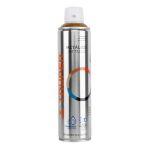 PINTURA EN AEROSOL, ORO METALICO BOTE ESBELTO, 400ML