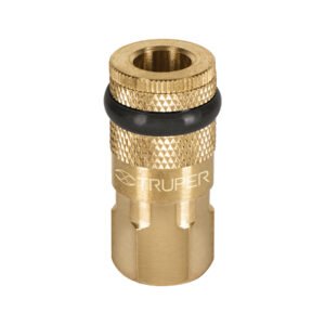 COPLE DE LATON CUERDA 1/4 NPT HEMBRA TRUPER