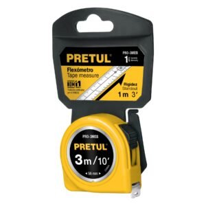 FLEXOMETRO DE 3M PRETUL