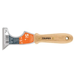 ESPATULA 2-1/2″ DE 5 USOS CON MANGO DE MADERA, TRUPER