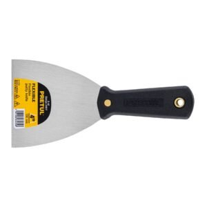 ESPATULA FLEXIBLE 4″ CON MANGO DE PLÀSTICO PRETUL