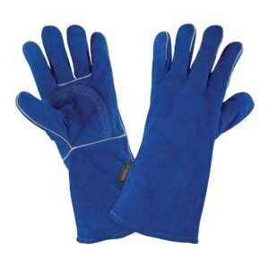 GUANTES PARA SOLDADOR REFORZADOS AZULES TRUPER